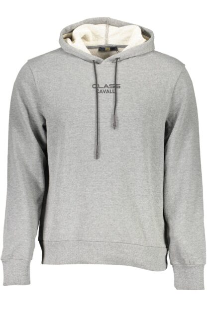 Cavalli Class - Gray Cotton Men Sweater