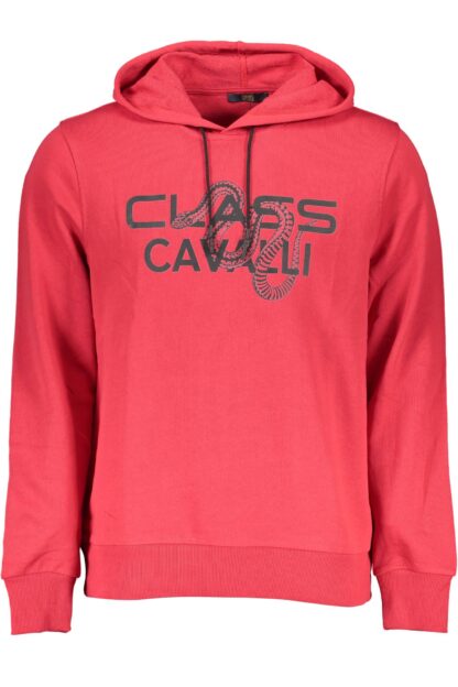 Cavalli Class - Red Cotton Men Sweater