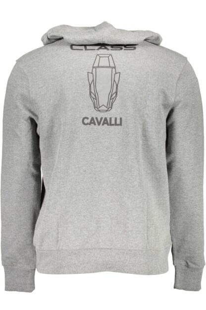 Cavalli Class - Gray Cotton Men Sweater