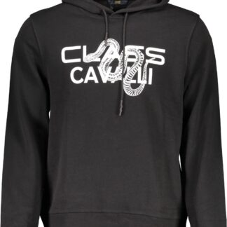 Cavalli Class - Black Cotton Men Sweater