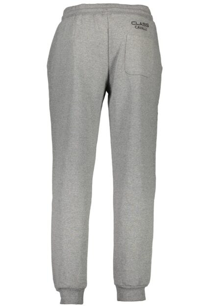 Cavalli Class - "Gray Cotton Men Sports Trouser"