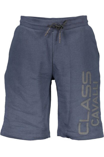 Cavalli Class - Blue Cotton Men Shorts