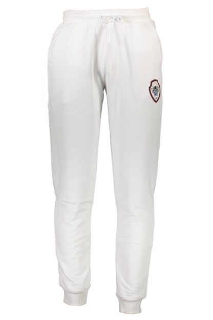 Cavalli Class - White Cotton Men's Sport Trouser