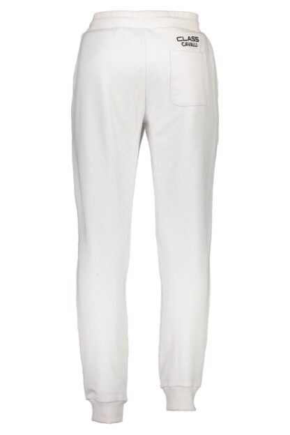 Cavalli Class - White Cotton Men's Sport Trouser