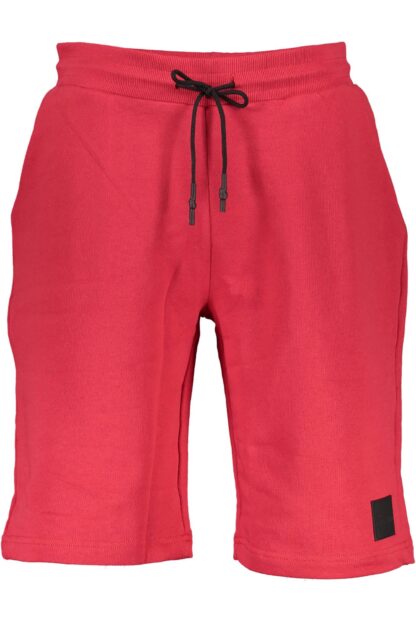 Cavalli Class - Red Cotton Men Short