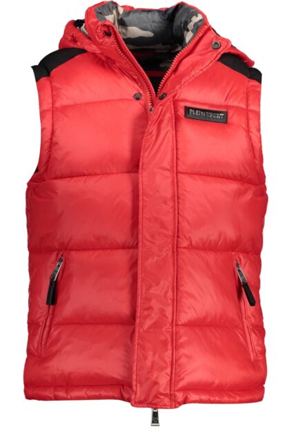 Plein Sport - Red Polyester Men Jacket