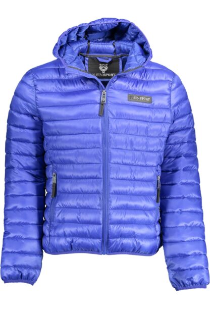 Plein Sport - Blue Polyester Men Jacket