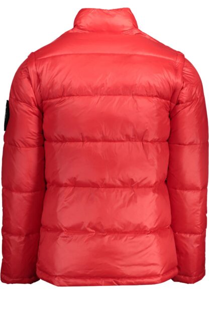 Plein Sport - Red Polyamide Men Jacket