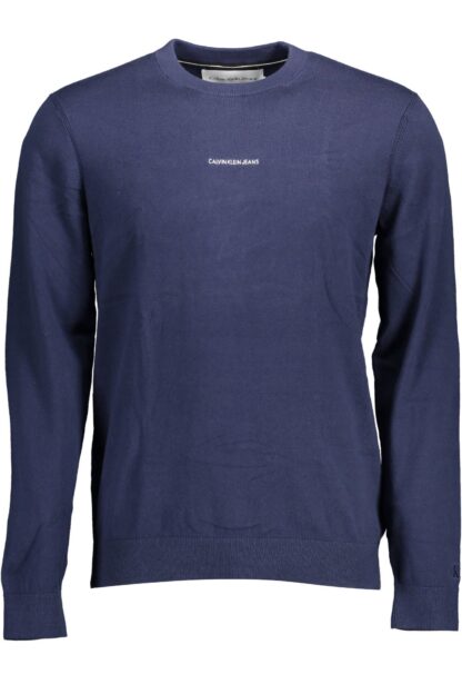 Calvin Klein - Blue Cotton Men Sweater