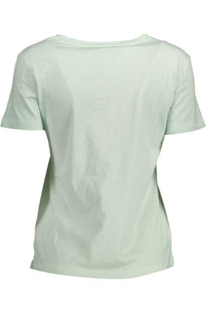 Guess Jeans - Green Cotton Women T-Shirt