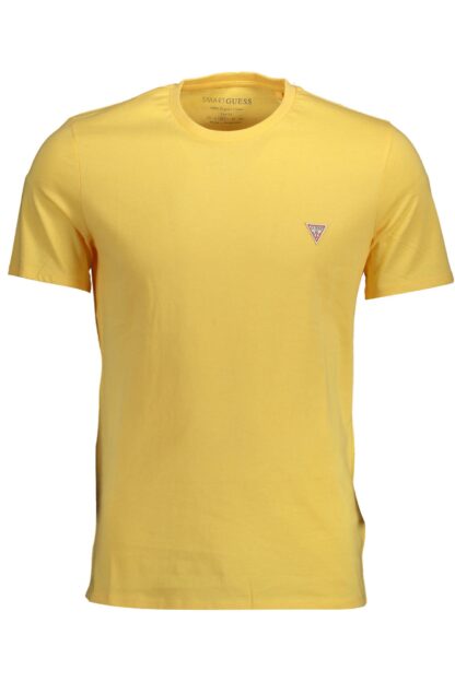 Guess Jeans - Yellow Cotton Men TShirt