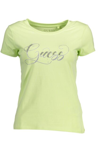 Guess Jeans - Green Cotton Women TShirt