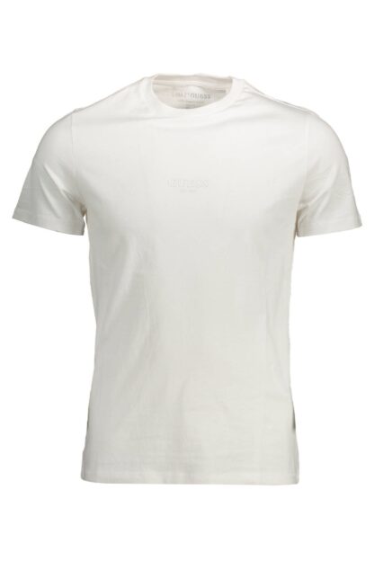 Guess Jeans - White Cotton Men T-Shirt