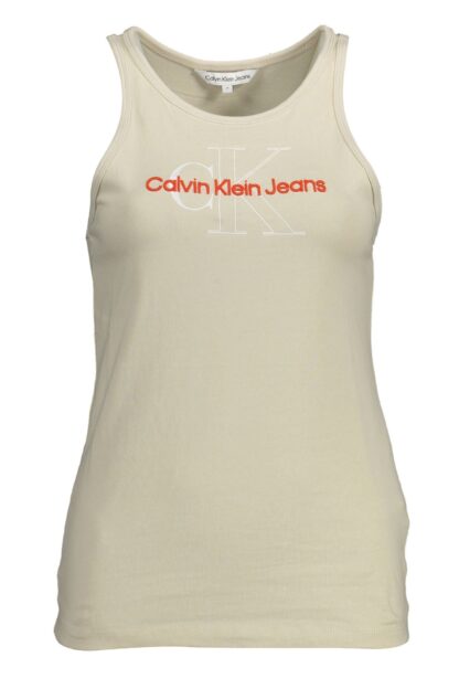 Calvin Klein - Beige Cotton Women Top