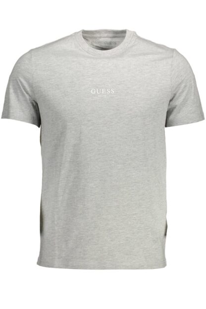 Guess Jeans - Gray Cotton Men T-Shirt