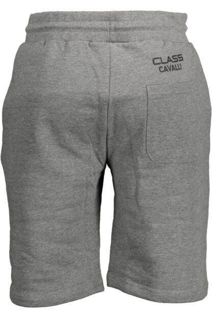 Cavalli Class - Gray Cotton Men Short