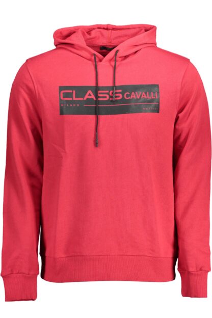 Cavalli Class - Red Cotton Men Sweater