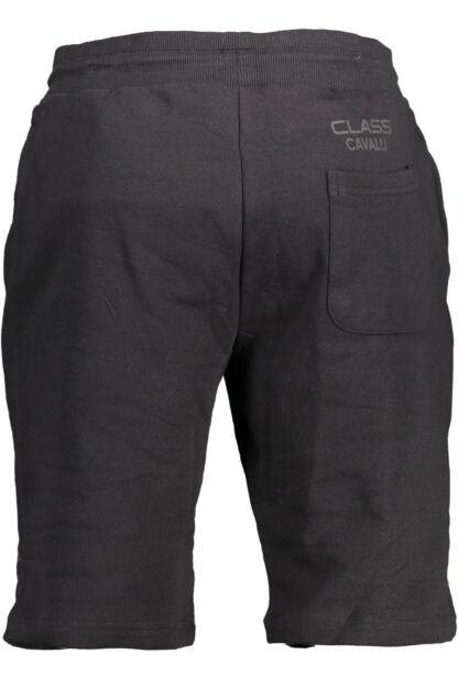 Cavalli Class - Black Cotton Men Short