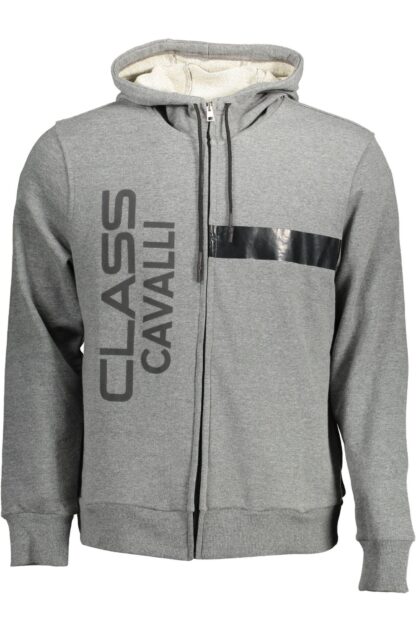 Cavalli Class - Gray Cotton Men's Sweater