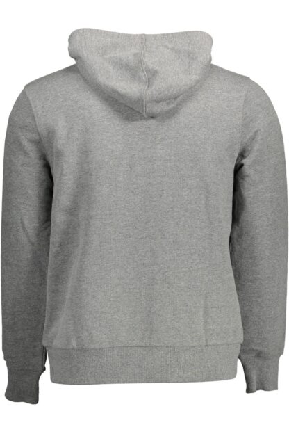 Cavalli Class - Gray Cotton Men's Hooded Sweater