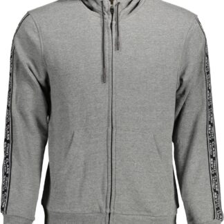 Plein Sport - Gray Cotton Men Sweater