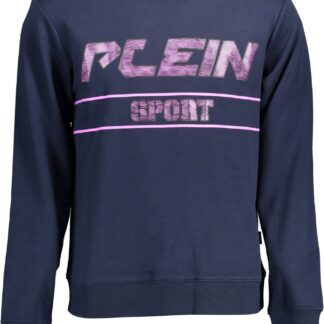 Plein Sport - Gray Cotton Men Sweater