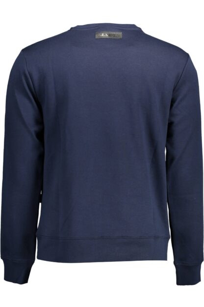 Plein Sport - Blue Cotton Men Sweater