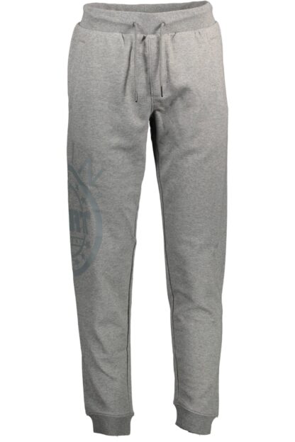 Plein Sport - Gray Cotton Men Sports Trouser