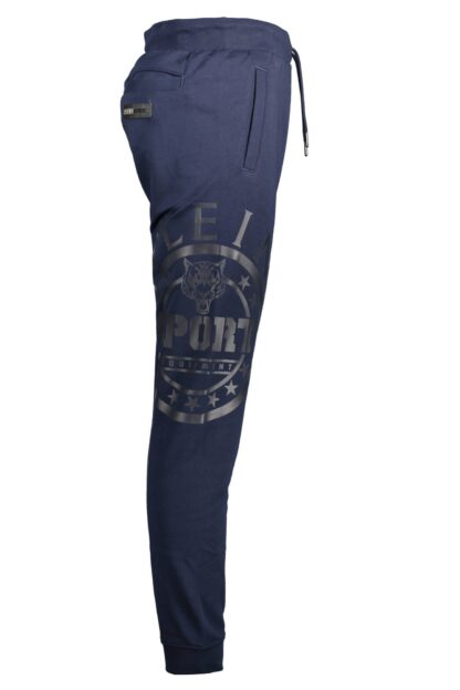 Plein Sport - Blue Cotton Men Pant