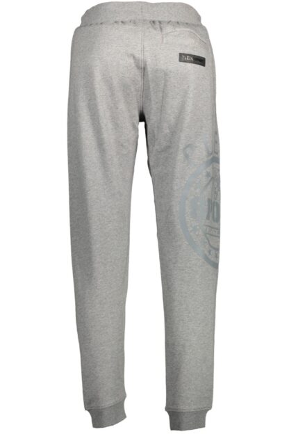 Plein Sport - Gray Cotton Men Sports Trouser