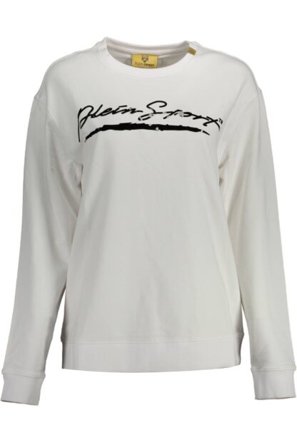 Plein Sport - White Cotton Women Sweater