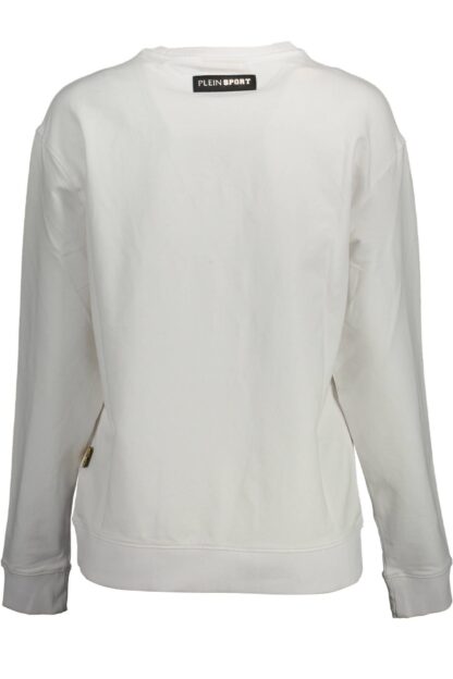 Plein Sport - White Cotton Women Sweater