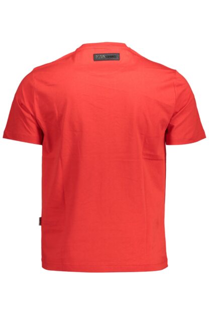 Plein Sport - Red Cotton Men T-Shirt