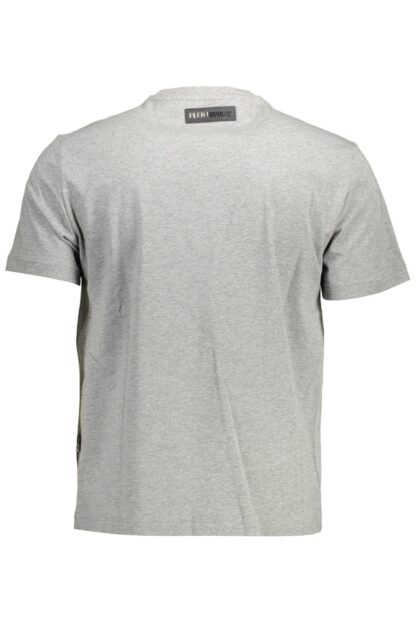 Plein Sport - Gray Cotton Men T-Shirt