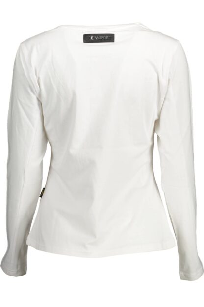 Plein Sport - White Cotton Women T-Shirt