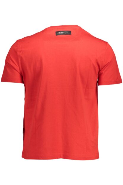 Plein Sport - Red Cotton Men T-Shirt