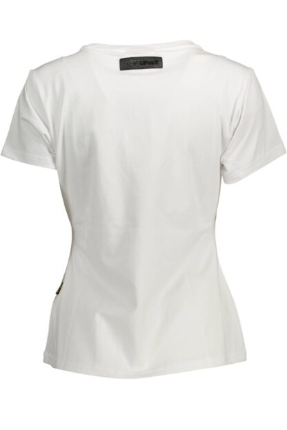 Plein Sport - White Cotton Women T-Shirt