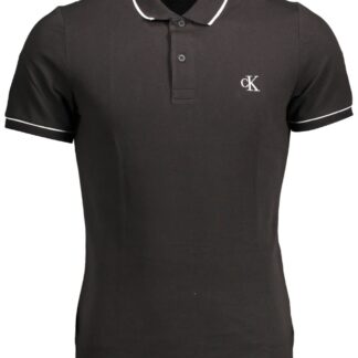 Cavalli Class - Black Cotton Men Polo Shirt