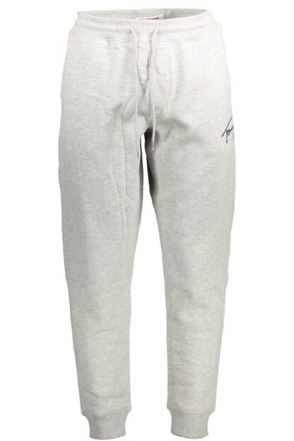 Tommy Hilfiger - Gray Cotton Men Sports Trouser