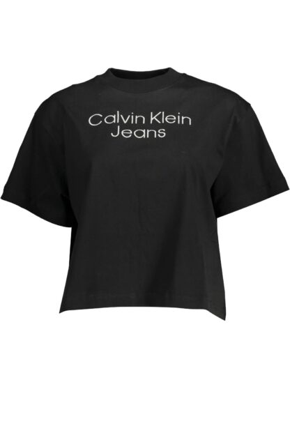 Calvin Klein - Black Cotton Women Top