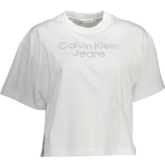 Calvin Klein - White Cotton Women T-Shirt