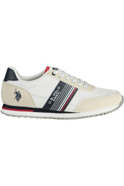 U.S. POLO ASSN. - White Polyester Men Sneaker