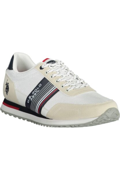 U.S. POLO ASSN. - White Polyester Men Sneaker