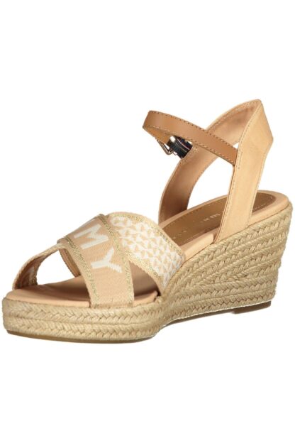 Tommy Hilfiger - Beige Polyester Women Sandal