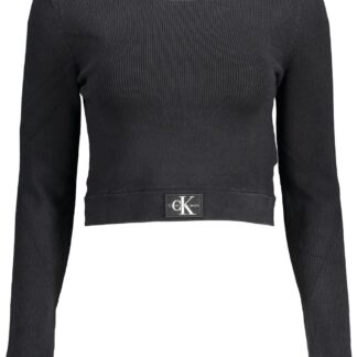 Calvin Klein - Black Cotton Women Sweatshirt