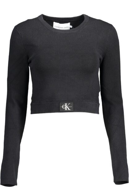 Calvin Klein - Black Lyocell Women Sweater