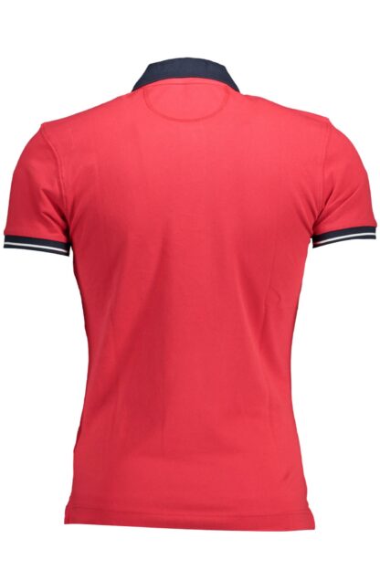 La Martina - Red Cotton Men Polo Shirt