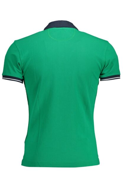 La Martina - Green Cotton Men Polo Shirt