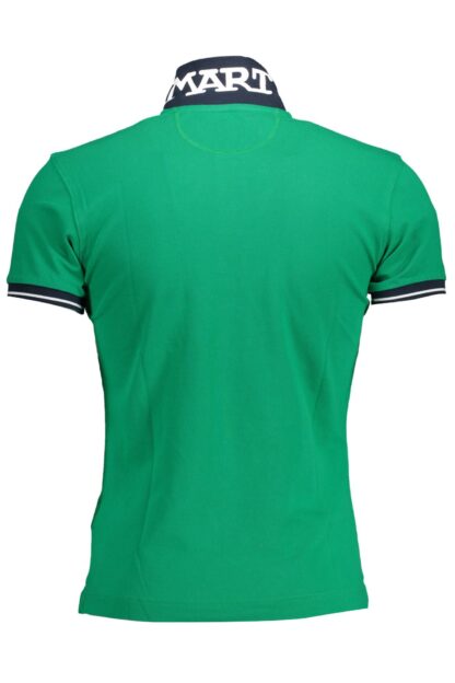 La Martina - Green Cotton Men Polo Shirt