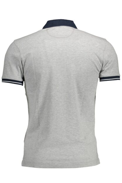 La Martina - Gray Cotton Men Polo Shirt